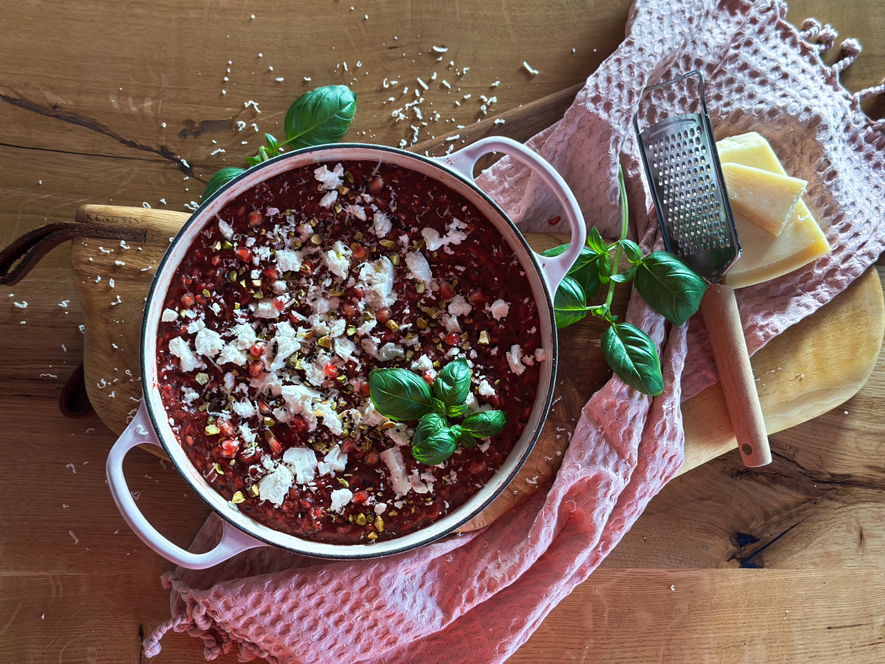 risotto cu sfecla rosie