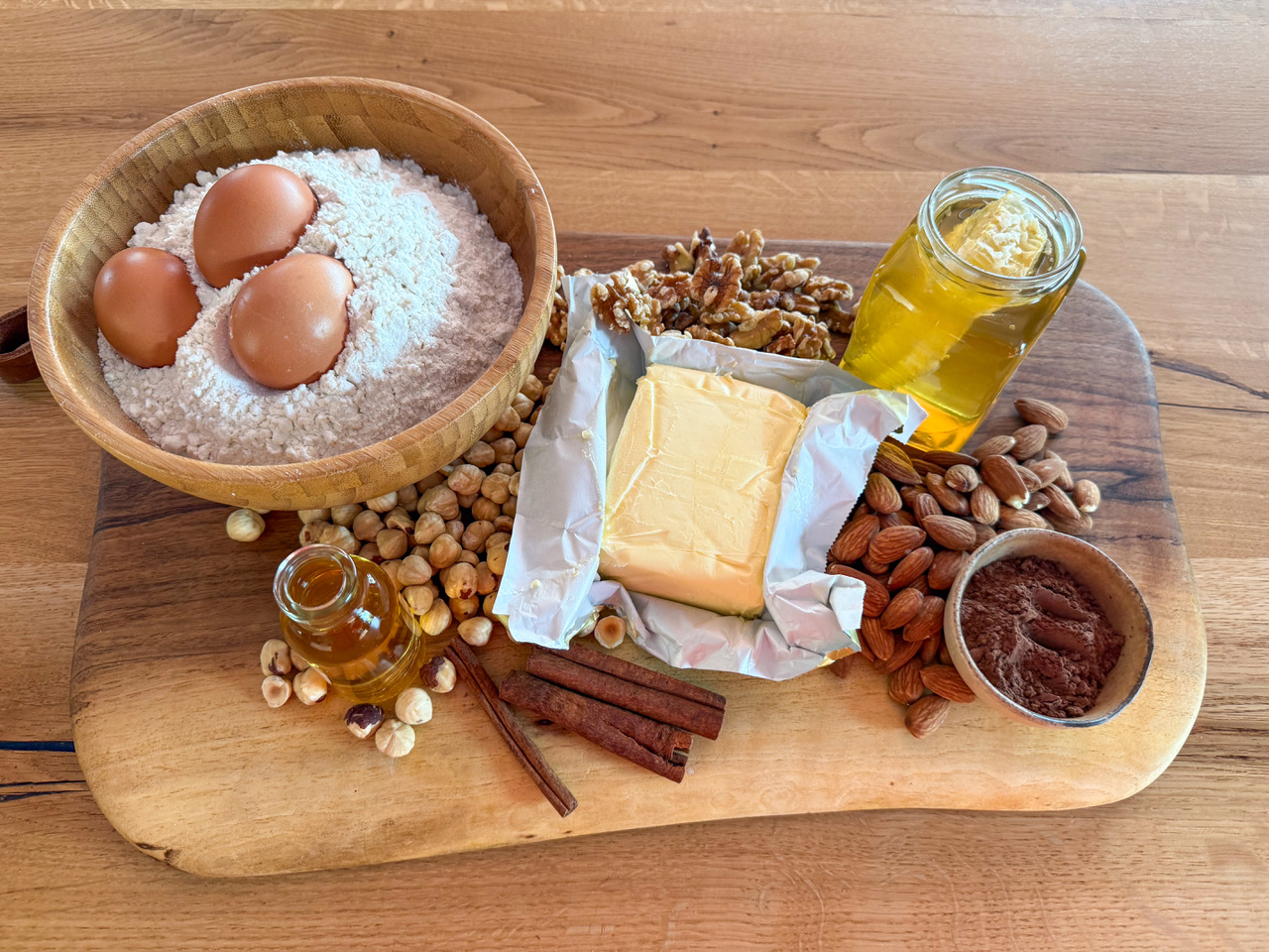 Ingrediente tăiței cu nucă si miere