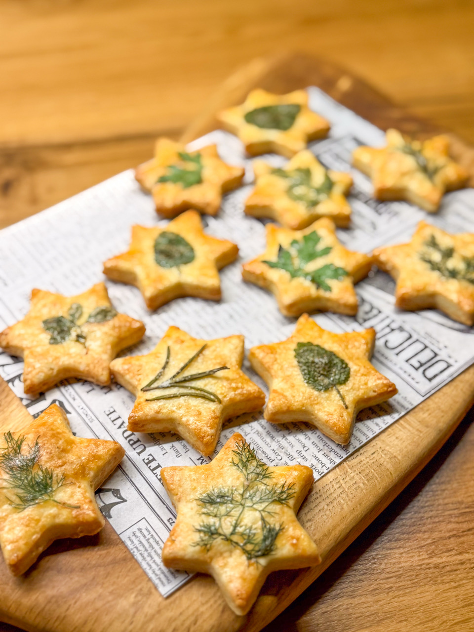 biscuiți sărați pentru sărbători